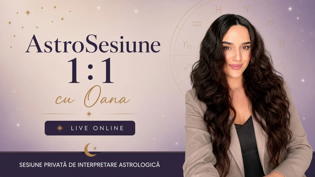 AstroSesiune 1:1 cu Oana | Consultatie Live Online - imagine principală